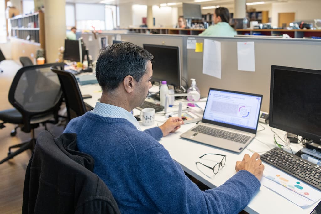 Modern inclusive office workspace showcasing diversity in professional environments